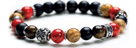 Bracciale Gerba Uomo Elastic8mm in Pietre dure ART263 - ART263